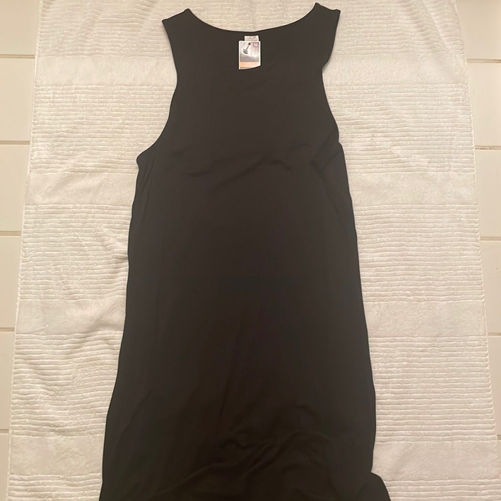 West Loop maxi black dress